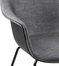 Bat Spisebordstol Polstret Front / Konisk Fot Plain 0023