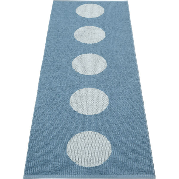 Vera Pop Tæppe 70x200 cm River Blue / Blue Fog