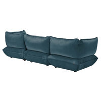 Sumo 4-Seter Sofa Fløyel Petrol