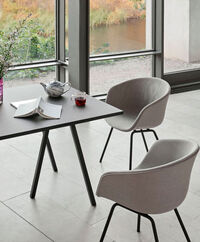 Loop Stand Bord 180 cm Linoleum / Sort