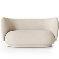 Rico Buclé 2-Seter Sofa Sand
