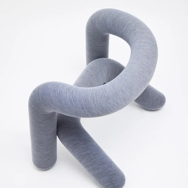 Extra Bold Lænestol Mele Grey/Blå