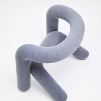 Extra Bold Lænestol Mele Grey/Blå