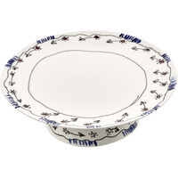 Midnight Flowers Cake Stand Large 28 cm Milk