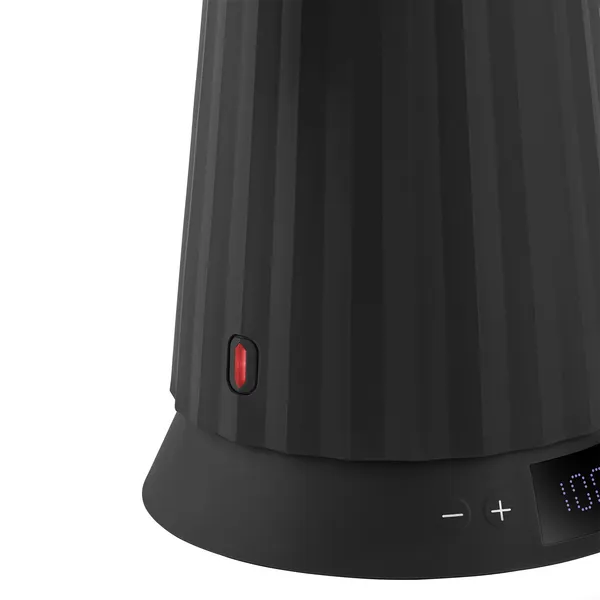 Plisse Kedel Sort