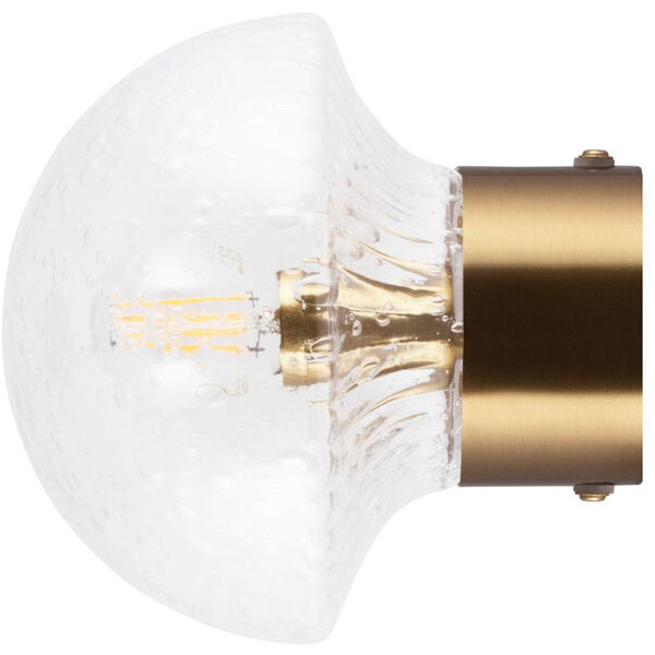 Fungo 16 Seinävalaisin Brushed Brass / Kirkas