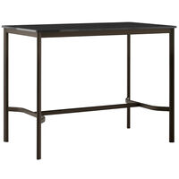 Drip HW114 Barbord 80x140x105 cm Sort Laminat / Bronzefarvet