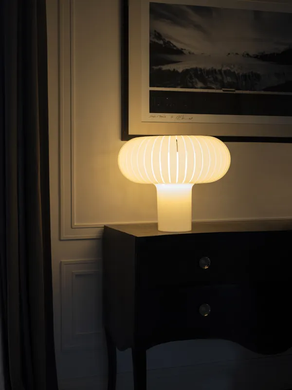 Teresa Bordlampe Hvit