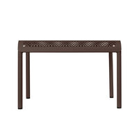 Dapple Low Havebord 57x57 Dark Chocolate