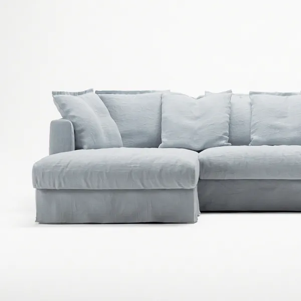 Stopning Til Le Grand Air 3-seter Sofa Lin Nordic Sky