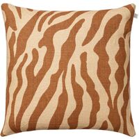 Zebra Pude 50x50 cm Orange/Offwhite