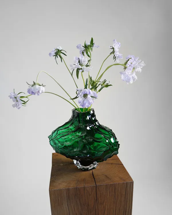Canyon Vase 23 cm Grønn