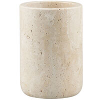 Travertine Tandborstmugg 10 cm
