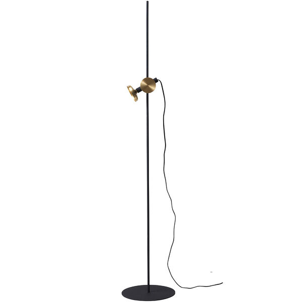 Blend 150 Gulvlampe Jet Black / Messing