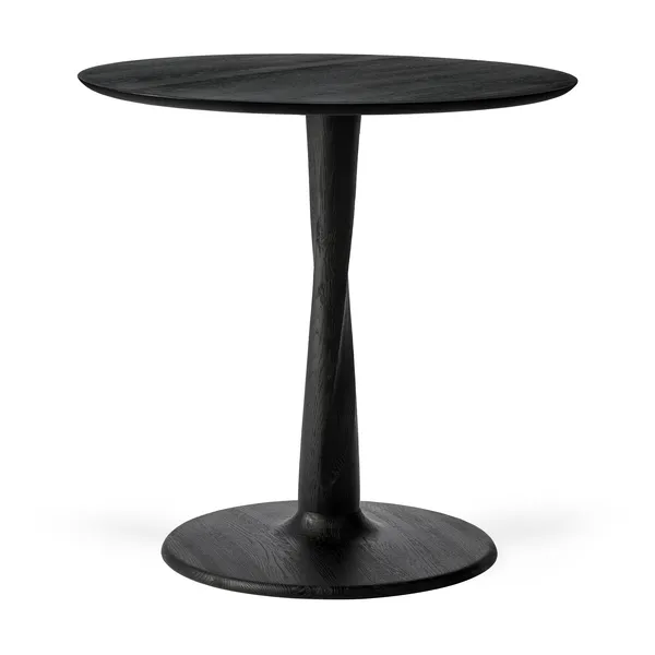 Torsion Bord Ø70x69 Cm cm Svart Eik