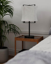 Softy Bordlampe Matthvit / Matt Svart