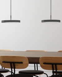 Asteria Plus Pendel Medium Anthracite Grey / Sort