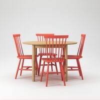Wood Matgrupp Ek / Orange