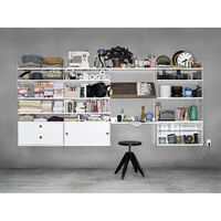String Gavle Gulv 30x200 cm 1-pak Hvide
