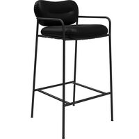 Bollo Bar Stool 75 cm Elmosoft Black
