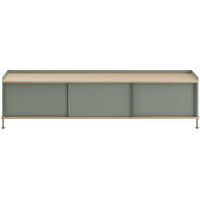Enfold Skjenk 45x186 cm Oljet Eik / Dusty Green