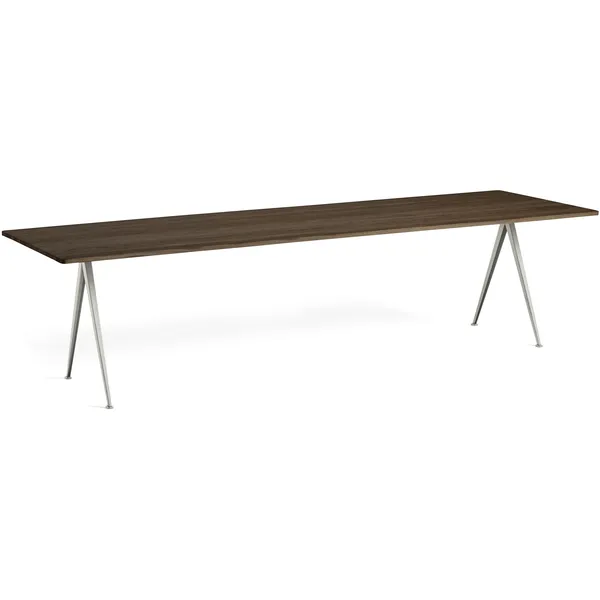Pyramid 02 Spisebord 85x300 cm Beige / Røkt Eik