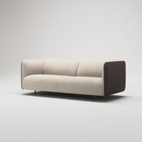 Urban 25-Sitssoffa Paneltyg Beige Breeze / Läder