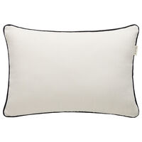Soft Pude 40x60 cm Offwhite / Sort