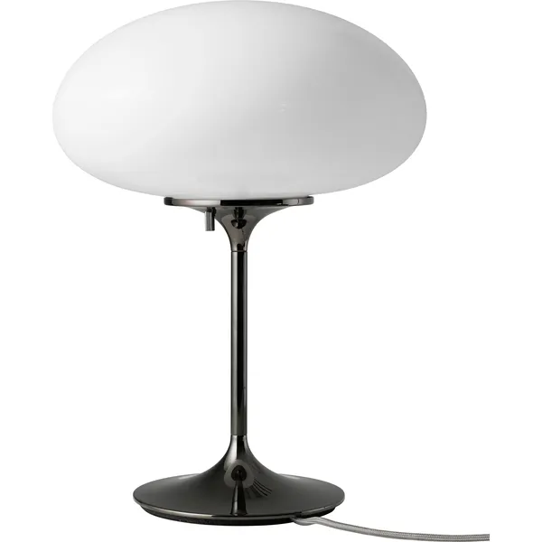 Stemlite Pöytävalaisin 42 cm Musta Kromi / Opal