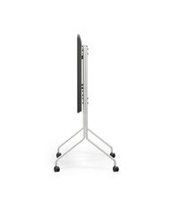 Moon Tall TV Stander Cloudy Silver
