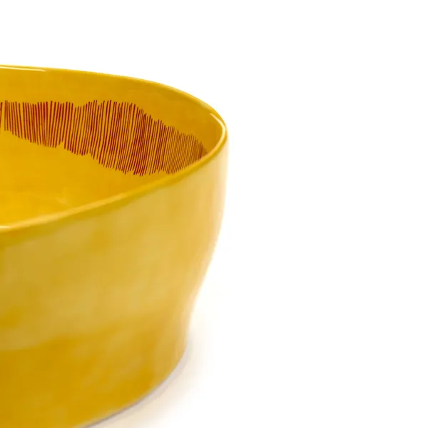 Feast Salad Bowl 285 cm Yellow / Red
