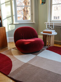 Window Ullteppe 300x400 cm Vinrød