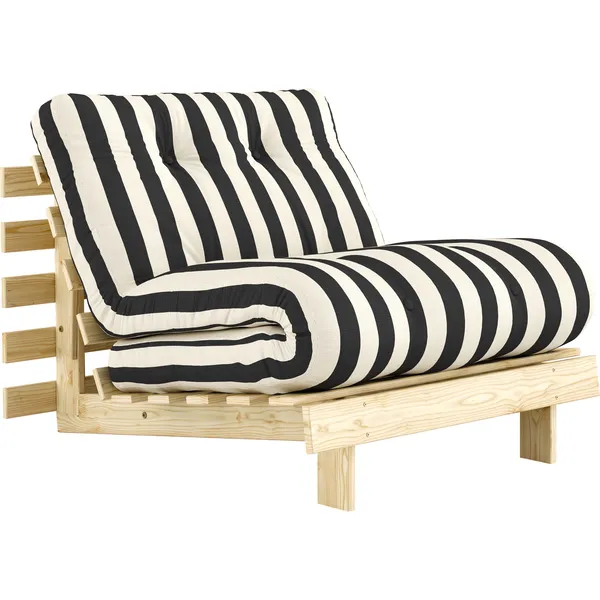 Roots Sovesofa 90x200 cm Brun / Blå