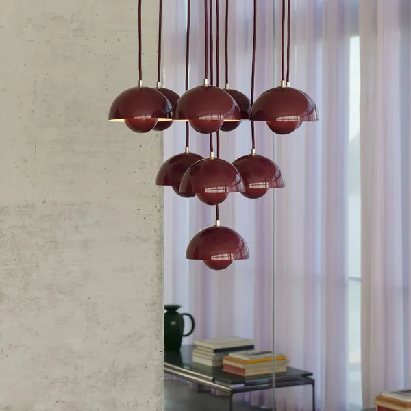 Flowerpot VP10 Pendel Dark Plum