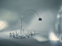 Arco K Golvlampa Crystal