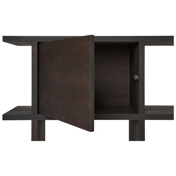 Kona Cabinet Insert For Bookcase 32x50 cm Dark stained Oak