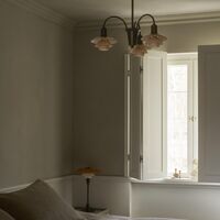 PH 1/1 Ljuskrona Med 3 Armar Centenary Edition Aged Brass / Dusty Terracotta