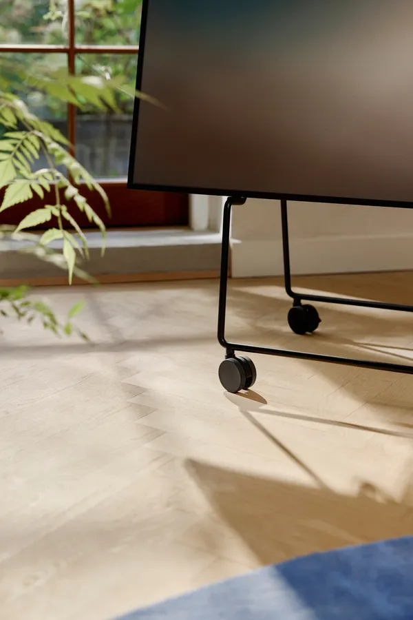 Carry Tv-Stativ Med Hjul Sort