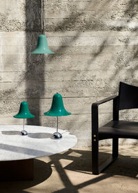 Pantop Pöytävalaisin Ø23 Kromi / Dark Teal
