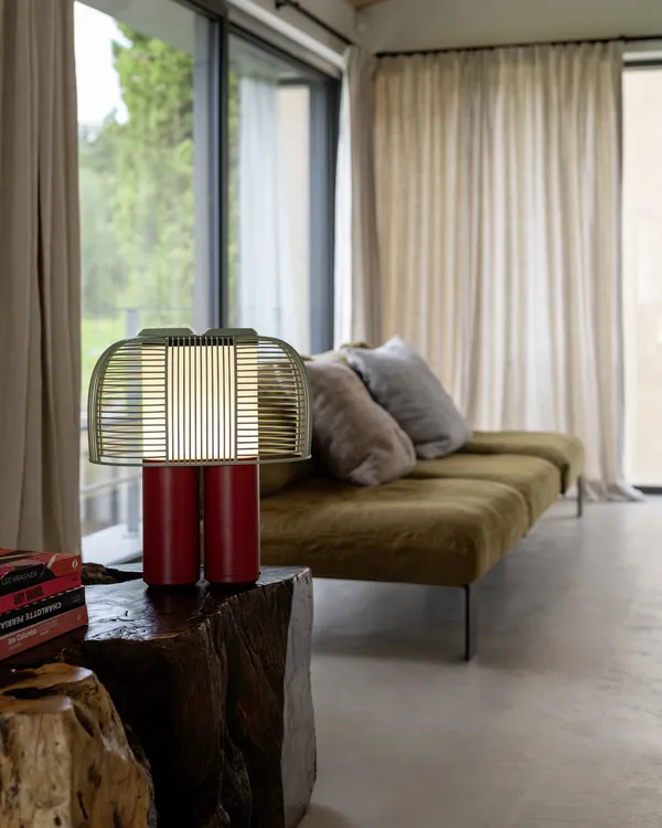 Yasuke Bordslampa Röd / Grön