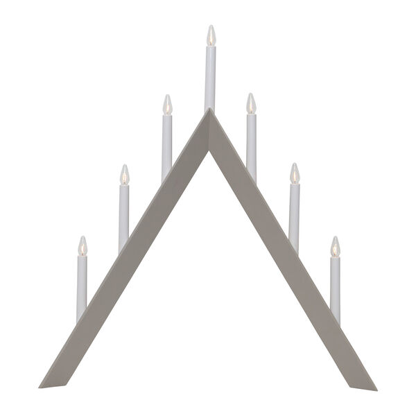 Arrow Candlestick Beige