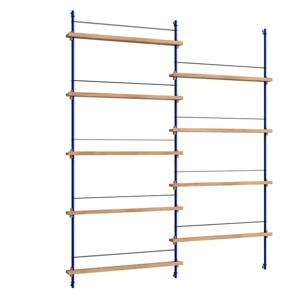 Magazine Hylly 162x188 cm Tammi/Tummansininen