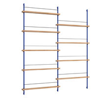 Magazine Hylly 162x188 cm Tammi/Tummansininen
