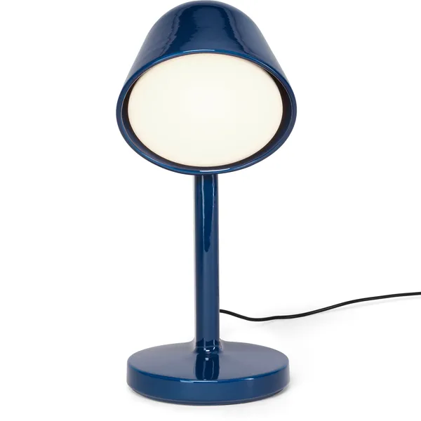 Céramique Down Bordlampe Navy Blue