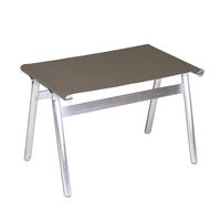 Union Taburet Aluminium / Taupe