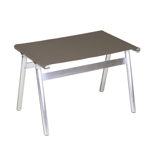Union Taburet Aluminium / Taupe
