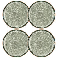 Ostindia Floris Tallerken 20 cm 4-pak Grøn