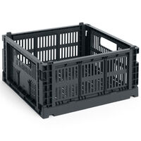 Colour Crate Medium Square Oppbevaring Charcoal