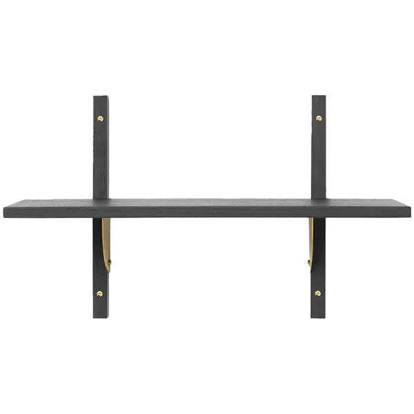 Sector Single Narrow Hylde 34x54 cm Røget Eg/Messing