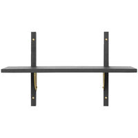 Sector Single Narrow Hylde 34x54 cm Røget Eg/Messing
